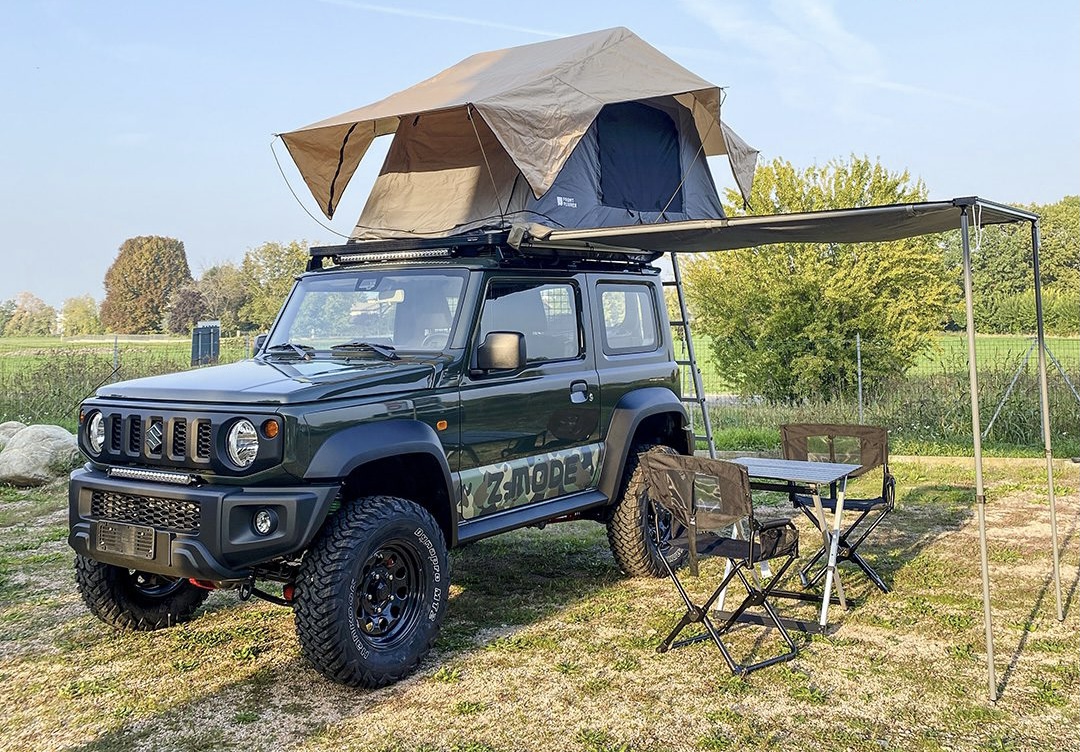 New Jimny 1.5 4wd: nelle terre selvagge, off road e camping